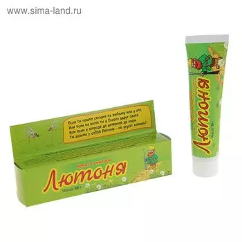 Крем от комаров «Лютоня», футляр, 50 г