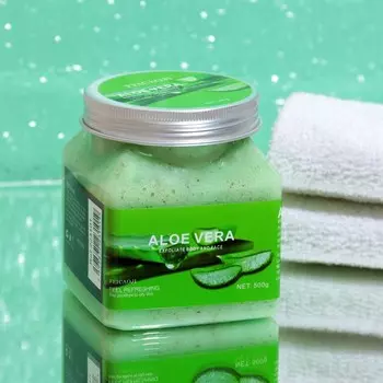 Крем-Скраб для тела обновляющий с алоэ вера 500 мл