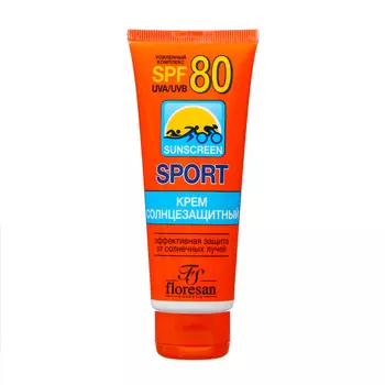 Крем солнцезащитный для спорта Floresan SPF 80, 60 мл