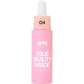 Крем тональный Love Generation Love is the Foundation, тон 04 бежевый, 27 мл