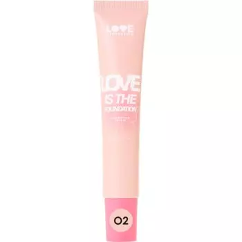 Крем тональный Love Generation Love is the Foundation, тон 02 светлый бежевый, 30 мл