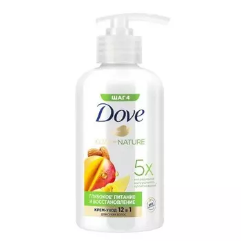 Крем-уход для волос Dove Care By Nature «Глубокое питание и восстановление», 280 мл