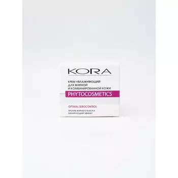 Крем увлажняющий Kora, для жирной и комбинированной кожи, 50 мл