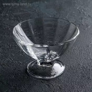 Креманка «Виктория», 300 мл, d=12.5 см, стекло, прозрачная
