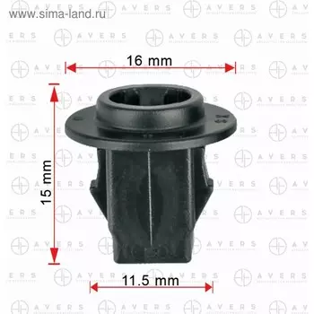 Крепеж Nissan 76881JG00A