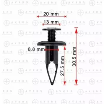 Крепеж Toyota 9046709189