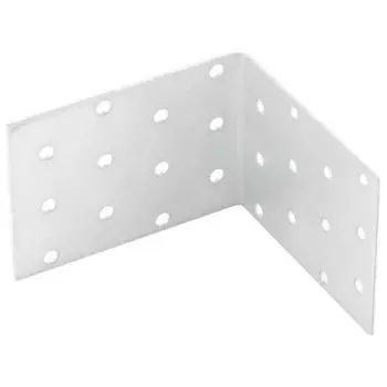 Крепежный уголок "Сибртех" равносторонний, KUR 60 х 60 х 80 мм.