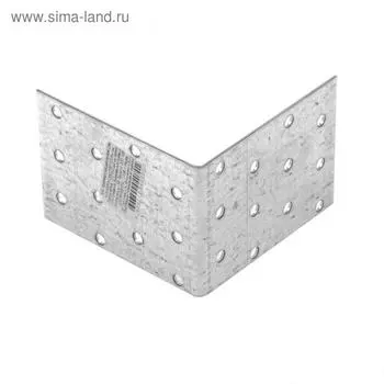 Крепежный уголок "Сибртех" равносторонний, KUR 80 х 80 х 60 мм.