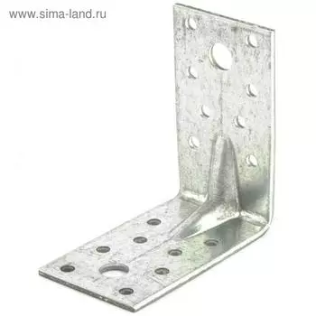 Крепежный уголок "Сибртех" усиленный 2.5 мм, KUU 70 х 70 х 40 мм