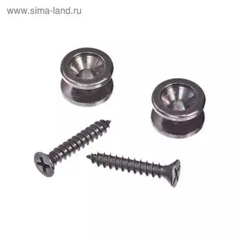 Крепление ремня Planet Waves PWEP202 круглое, хром