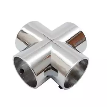 Крепление трубы "ZY-302+", цвет хром