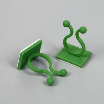 Крепления для вьющихся растений, самоклеящиеся, d=15 мм, цвет МИКС, Greengo