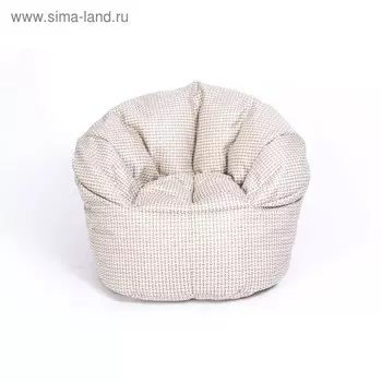 Кресло бескаркасное «Релакс Люкс», цвет бежевый, рогожка