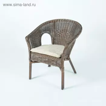 Кресло, цвет тёмно-коньячный, 02/08В