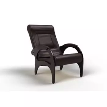Кресло для отдыха «Римини», 910 580 1000 мм, экокожа, цвет венге