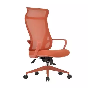 Кресло офисное для руководителя Chairman CH577, ткань/сетка/пластик, цвет красный