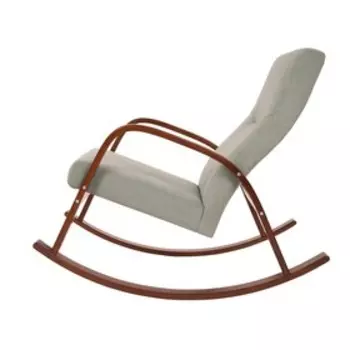 Кресло-качалка Ирса, 665х1100х925, минт/каркас вишня