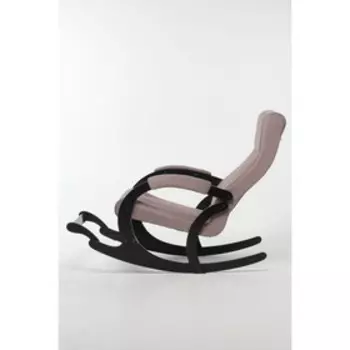 Кресло-качалка «Марсель», ткань микровелюр, цвет jawa