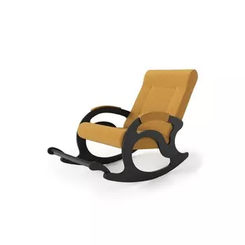 Кресло-качалка «Тироль», 1320640900 мм, ткань, цвет yellow