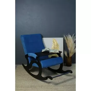 Кресло-качалка «Тироль», 1320640900 мм, ткань, цвет denim