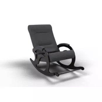 Кресло-качалка «Тироль», 1320 640 900 мм, ткань, цвет графит