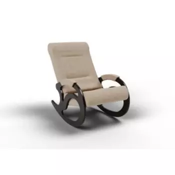 Кресло-качалка «Вилла», 1040 630 900 мм, ткань, цвет песок