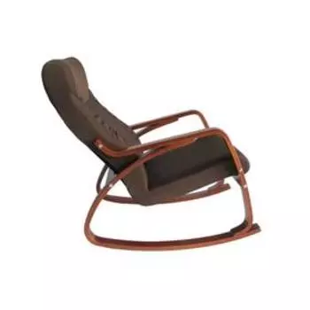 Кресло-качалка «Женева», жаккард, цвет шоколад