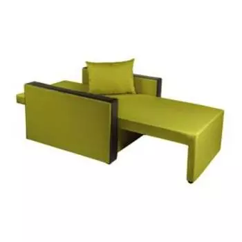 Кресло- кровать "Милена-2" APPLE/Экокожа черная