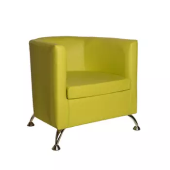 Кресло мягкое «Марс», 660710650 мм, экокожа, цвет лайм