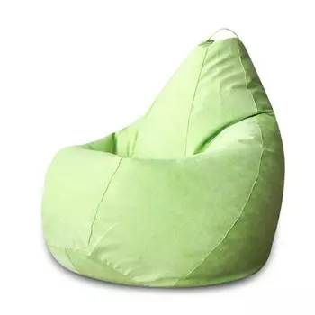 Кресло-мешок «Груша», микровельвет, размер 2XL, цвет салатовый