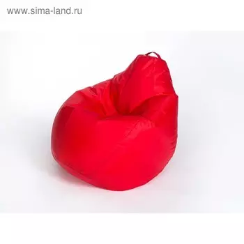 Кресло-мешок «Груша» средняя, ширина 75 см, высота 120 см, цвет красный, плащёвка