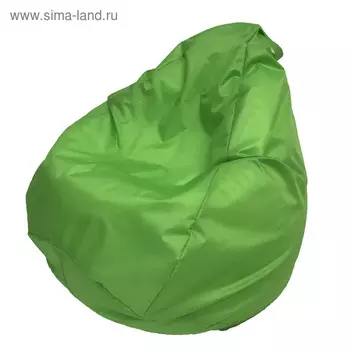 Кресло-мешок «Юниор», ширина 75 см, высота 100 см, цвет салатовый, плащёвка