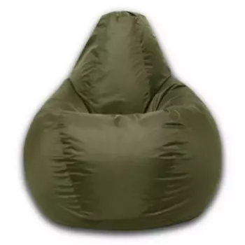 Кресло-мешок «Груша» Позитив, размер XL, диаметр 95 см, высота 125 см, оксфорд, цвет хаки
