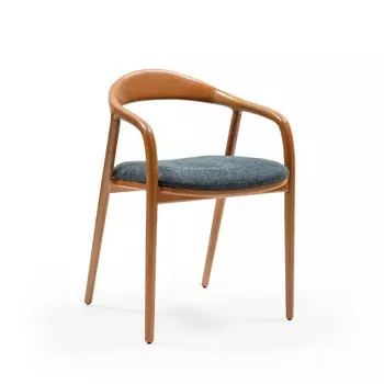 Кресло обеденное COZY MOOD, каркас бук, ткань полиэстер, цвет deep emarald