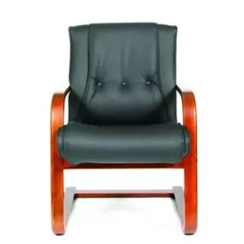 Кресло офисное Chairman 653V черная кожа