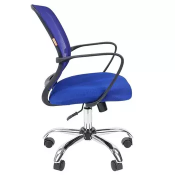 Кресло офисное "Chairman" 698 TW-05 хром, синее