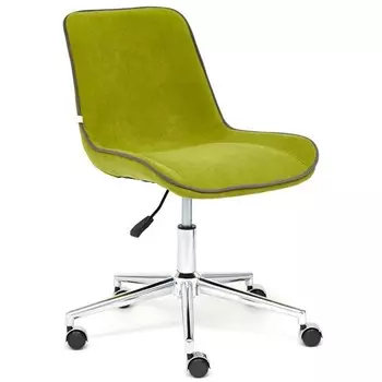 Кресло оператора STYLE флок, олива, 23