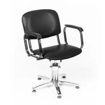 Кресло парикмахерское «КОНТАКТ», чёрное