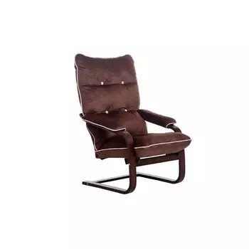 Кресло Релакс Пневмо Орех/ткань Шоколад/Ивори