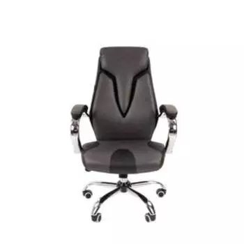 Кресло руководителя "Chairman" 901 экокожа черный/серый