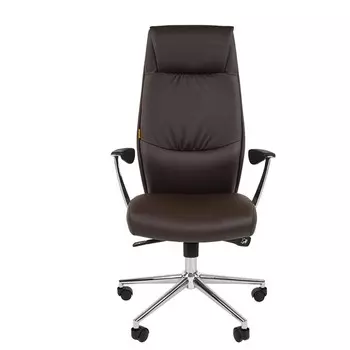 Кресло руководителя Chairman VISTA экопремиум коричневый