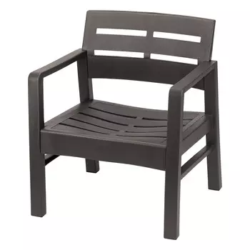 Кресло садовое «Рейки», пластик, 5862.575 см, мокко