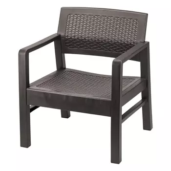 Кресло садовое «Ротанг», пластик, 5862.575 см, мокко