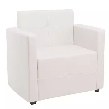 Кресло "Ситено", белый экокожа