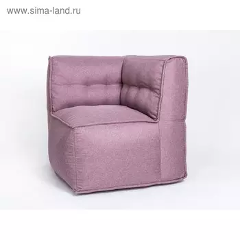 Кресло угловое «Комфорт», цвет сиреневый, рогожка