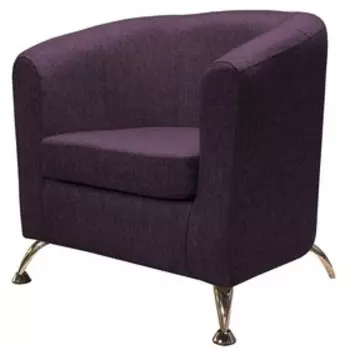 Кресло «Bo», 800750750 мм, рогожка баклажан