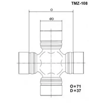 Крестовина карданного вала TOYO TMZ-108