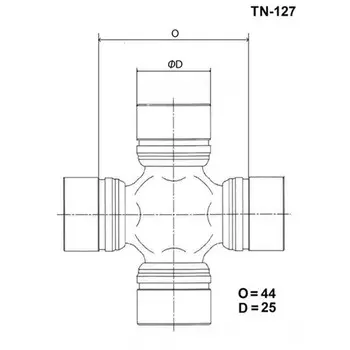 Крестовина карданного вала TOYO TN-127