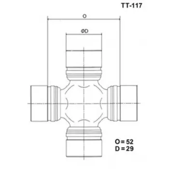 Крестовина карданного вала TOYO TT-117