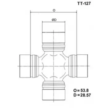 Крестовина карданного вала TOYO TT-127